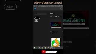 Disable Photoshop CC Home Screen and New Document Old Style.     #photoshoptutorial #photoshopcc2023