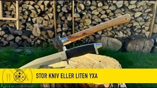 Stor kniv eller yxa