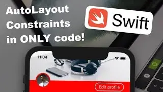 Twitter header - Swift AutoLayout Constraints with ONLY code - no storyboards!