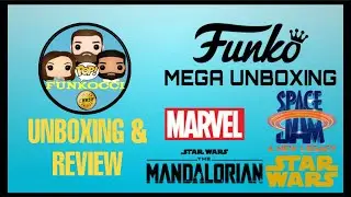 FUNKO POP Mega Unboxing [STAR WARS, The Mandalorian, Marvel, Space Jam]