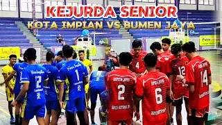 KEJURDA SENIOR || KOTA IMPIAN IRWAN, REGI, PIPID VS BUMEN JAYA