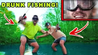 DRUNK GOGGLE Creek Fishing Challenge!