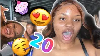 My 20th birthday VLOG |Houston trip|  very first YouTube video💃🏽🤪