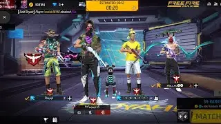 Free Fire Live Stream || BR Map Ranked Push😨