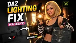 Daz Studio Easy Render Settings and Lighting Tutorial