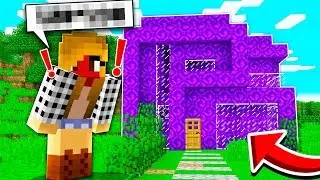 I Pranked a GIRL's MINECRAFT HOUSE Using PORTALS! (With MooseCraft)