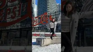 NYC snow | New York winter time | New York sightseeing | Pepsi Cola sign