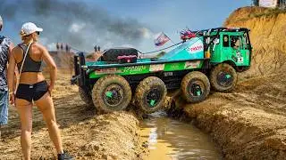 EXTREME Truck Trial! Giant 6x6 & 8x8 Trucks vs Deep Sand & Huge Hills 🚛🔥 | Kunshtat