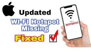 Personal Hotspot Missing on iPhone after iOS 14 update 
