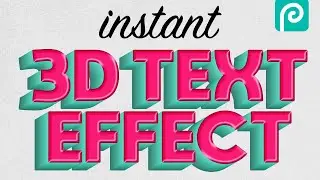 How to make 3D Text in Photopea - Simple Method!