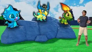 VIREI CAÇADOR DE DRAGÕES? (ROBLOX - FIND THE DRAGONS)