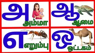 தமிழ் உயிர் எழுத்துக்கள்|அ ஆ இ ஈ| Tamil uyir eluthukkal| Tamil alphabets|prinit