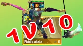 Fiddlesticks 3 Star ⭐⭐⭐ Oh no! 1V10? | LoL TFT Set 8 - Best Comps