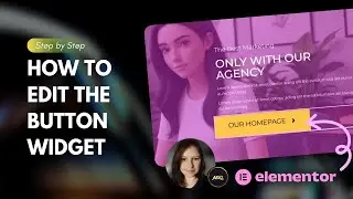 [Elementor Pro Tutorial] About Page - How to Edit the Button Widget