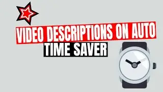 Create Default Youtube Description To Save Time