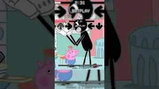 SCARY PEPPA PIG STORY in Friday Night Funkin be like😨#shorts #huggywuggy #fnf #poppyplaytime