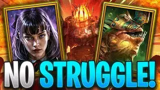 FIRE KNIGHT CRUSHED! SIMPLE Strategy And INSANE Champs For PvE DOMINATION! | Raid Shadow Legends