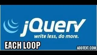 Part 12 Jquery Tutorials method each loop