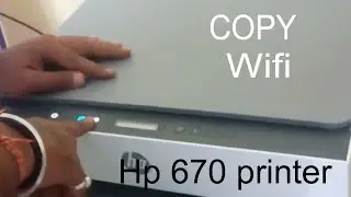 Copy Function of Hp Smart Tank 670 printer