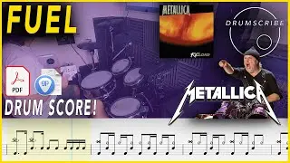Fuel - Metallica | Drum SCORE Sheet Music | 