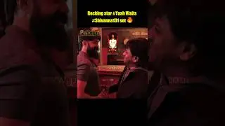 Yash Visits shivanna Set