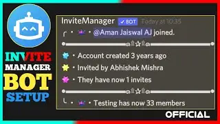 How To Setup Invite Manager Discord Bot 2021 | Alternative Of Old Invite Manager | Gaming Dada.