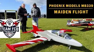 Phoenix Models Aermacchi MB339 - 2.7m Span - Maiden Flight! 