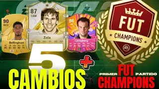 🎮¡HAGO 5 MEJORAS EN MI EQUIPO! 💰De 400K a +1 MILLÓN y 1er PARTIDO FUT CHAMPIONS #fifa #fc25