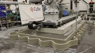 Robot Track 3D concrete printing