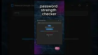 Password Strength Checker Live Test | Python GUI Cybersecurity Project