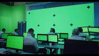 4K Green Screen | Control Center | Chromakey | Screen | Free Stock Video Footage