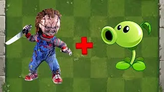 Chucky + Peashooter Fusion - Plants vs Zombies Animation