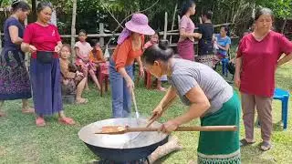 peb ua ib pluag noj tos tu muam thiab tu yaum yij lawv tuaj ua tshoob