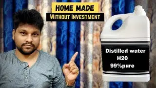 How to make Distilled water/ Deionized water [ Hindi ] || Making Distilled water || Distilling