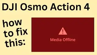 Osmo Action 4 DaVinci Resolve Media Offline Fix