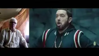 Реакция дедушки на клип-Eminem ft. Juice WRLD-Godzilla