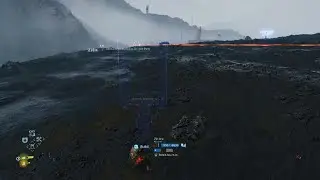 Me travelling around half the map using ziplines