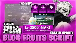 Blox Fruits Script — NO KEY, Auto Farm Eggs, Easter Event, Fruit Sniper, PvP (BEST)