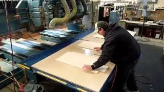 CNC Routing Speaker Cabinet Side Panel