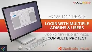 VB.NET - Login with Admins & Multiple Users (Adding permissions) / MySql (Source Code)