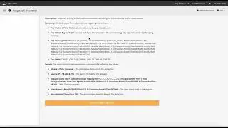 Demonstration of Alert Logic Web Log Analytics (Web App Threat Detection) | Using Alert Logic