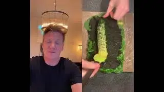 Gordon Ramsay Cucumber Wellington #shorts