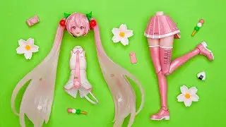 Build: Sakura Miku｜Hatsune Miku｜Speed build｜Model Kit｜ASMR