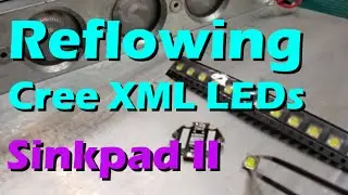 How to Surface Mount soldering cheap Hot Plate - Cree XML SinkPad II