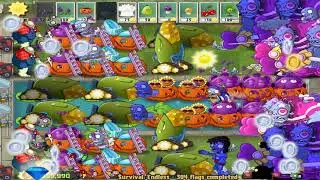 Plants vs Zombies Survival Endless Part 50 4K