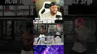 How to throw the double spin kick in ufc 5 !!!