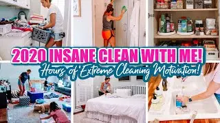2020 EXTREME CLEAN WITH ME MARATHON | SUPER LONG CLEANING VIDEO | ULTIMATE CLEANING MOTIVATION!!!