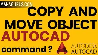 Copy And Move an Object or Block in AutoCAD- Copy And Move Object in Autocad Tutorial