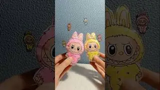 Лабубу из бумаги💕 тгк @lina_me143 