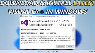 How to Download & Install Visual C++ in Windows 10/11 (2023 Latest) Download Visual Studio 2023